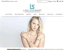 Tablet Screenshot of lisastewartonline.com